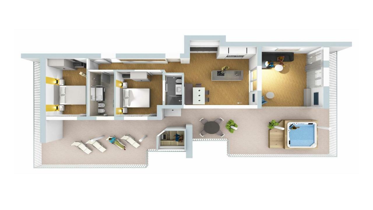Apartmán Penthouse Skygarden Schenna Exteriér fotografie